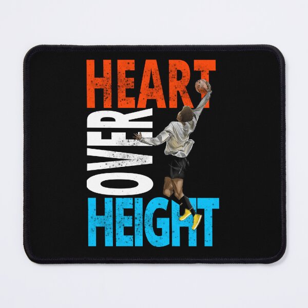 Item preview, Heart Over Height Basketball Shirt Underdog Motivation Dunk Kid Inspirational Design designed and sold by Ev2350.