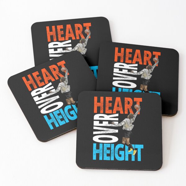 Item preview, Heart Over Height Basketball Shirt Underdog Motivation Dunk Kid Inspirational Design designed and sold by Ev2350.