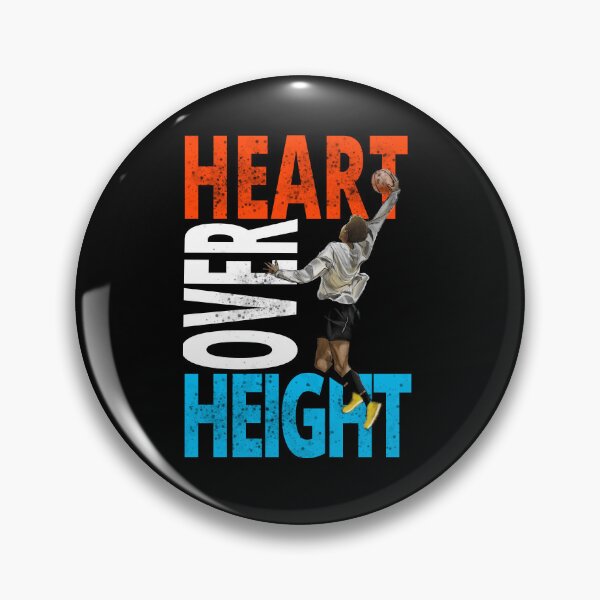 Item preview, Heart Over Height Basketball Shirt Underdog Motivation Dunk Kid Inspirational Design designed and sold by Ev2350.