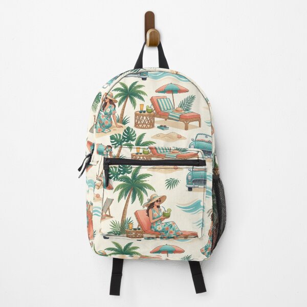 Item preview, Tropical Resort Luxe: Modest Chic & Vintage Coastal Pattern designed and sold by OpenDreamArts.
