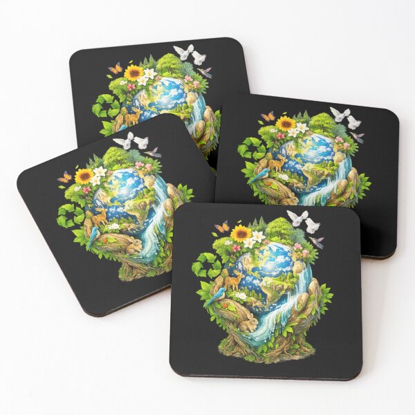Item preview, Vibrant Earth Day Illustration With Wildlife designed and sold by inamosone.