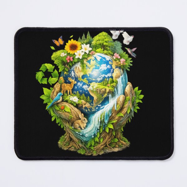 Item preview, Vibrant Earth Day Illustration With Wildlife designed and sold by inamosone.