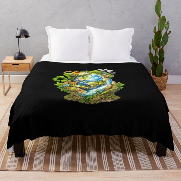 Item preview, Vibrant Earth Day Illustration With Wildlife designed and sold by inamosone.