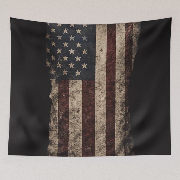 Item preview, Vintage American Flag Soccer Fan Design designed and sold by Junior-Design.