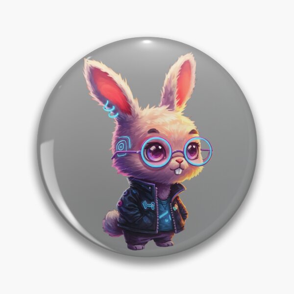 Item preview, Frankenpetz Bunnyz - Pixel the Neon Fluff (Unit #09) designed and sold by Frankenpetz.