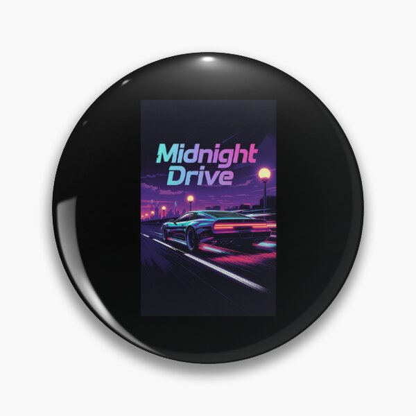 Item preview, Midnight Drive Neon Streetwear T-Shirt – Cyberpunk Car Night Aesthetic designed and sold by Epic.