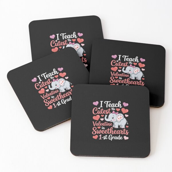 Item preview, I teach the cutest Valentine sweethearts 1st grade Teacher designed and sold by Rrettgison.