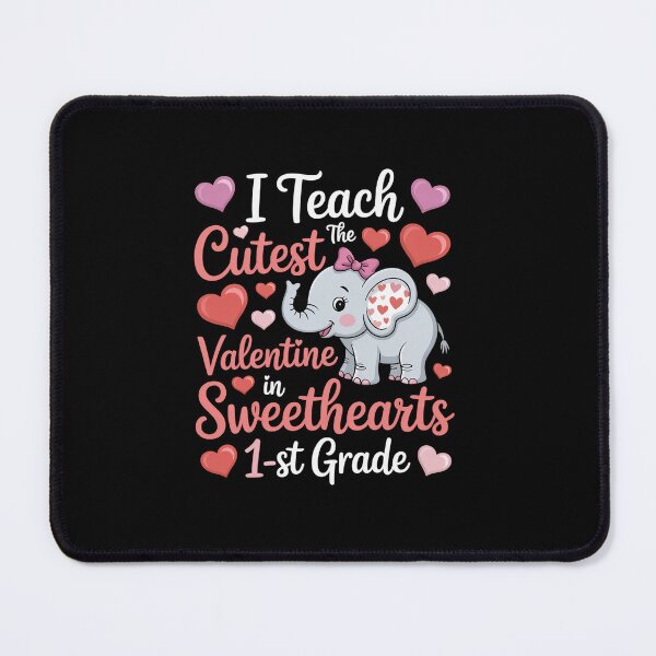 Item preview, I teach the cutest Valentine sweethearts 1st grade Teacher designed and sold by Rrettgison.