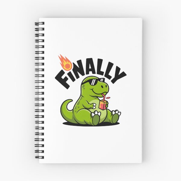 Item preview, Funny Finally Dinosaur Meteor Apocalyptic Meme Sticker designed and sold by Mr-wow.