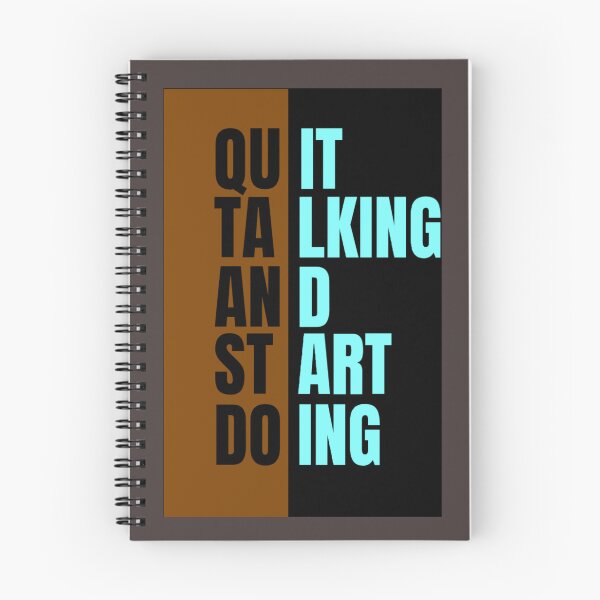 Item preview, Quit Talking And Start Doing designed and sold by Shahrukh Ali.