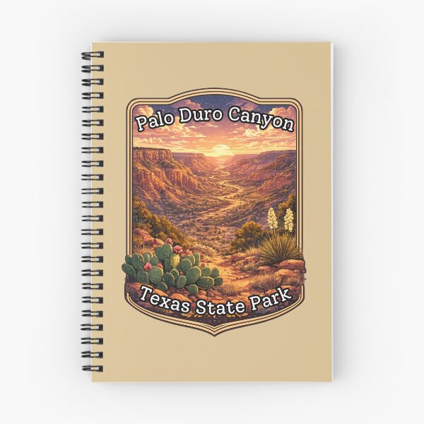 Item preview, Palo Duro Canyon Texas State Park Vintage Sunset Travel Art designed and sold by SimplyJasper.