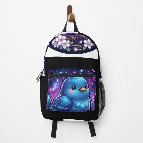 Item preview, Magical Cosmic Bluebird Kawaii Sticker designed and sold by Super beautiful art.