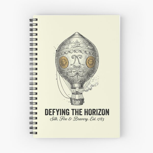 Item preview, The Dream of Flight - Montgolfier Brothers 1783 - First Hot Air Balloon Vintage Art designed and sold by VintageTrailCo.