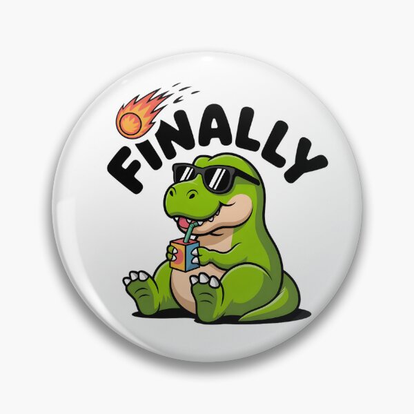 Item preview, Cute T-Rex Watching Meteor Sarcastic End of World Art designed and sold by Mr-wow.