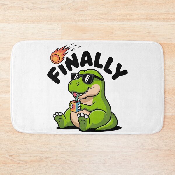 Item preview, Cute T-Rex Watching Meteor Sarcastic End of World Art designed and sold by Mr-wow.