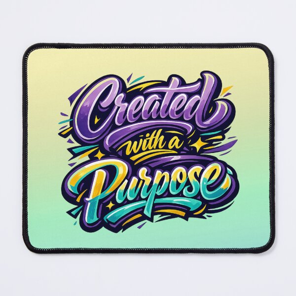 Item preview, Created With a Purpose | Christian Quote designed and sold by skkyfaithArtz.