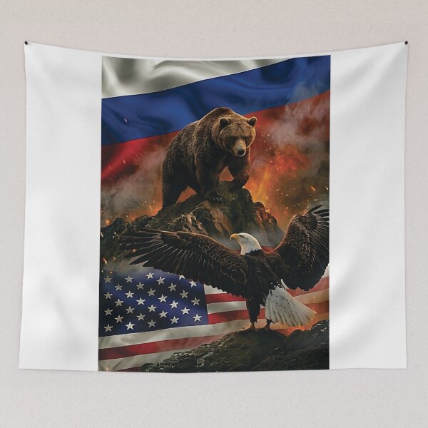 Item preview, RUSSIA VS USA II- WHITE designed and sold by Marlon Oseguera.