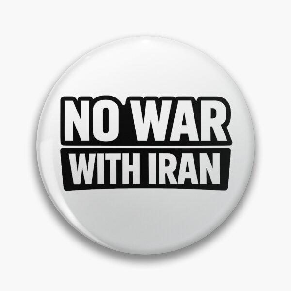 Item preview, No War With Iran Peace Sticker designed and sold by Combat Skies.