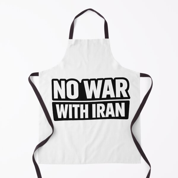 Item preview, No War With Iran Peace Sticker designed and sold by Combat Skies.