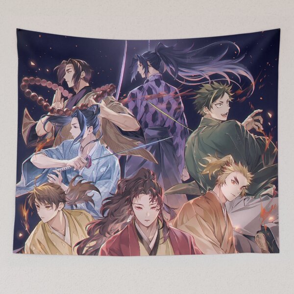 Aperçu de l'œuvre Yoriichi Tsugikuni Demon Slayer Ensemble de Feu créée et vendue par Spraykart.