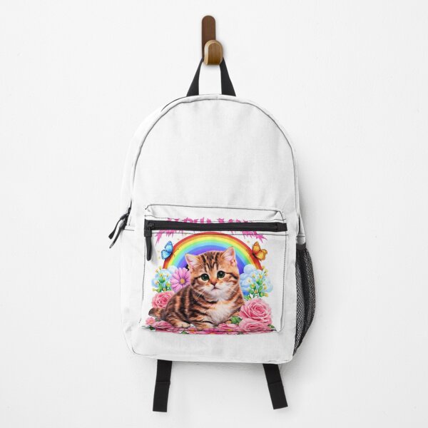 Item preview, Alpha Male Funny Kitten Rainbow Floral designed and sold by skshop8.