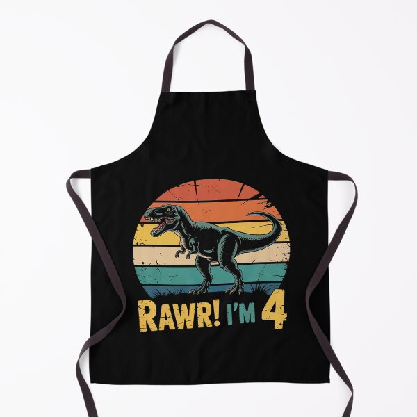 Item preview, Kids Rawr Im 4 Dinosaur T Rex 4 Year Old Boys 4th Birthday Party designed and sold by RonnasJackson.