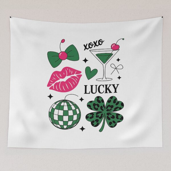 Item preview, Coquette St Patricks Day Feeling Lucky Shamrock designed and sold by RonnasJackson.
