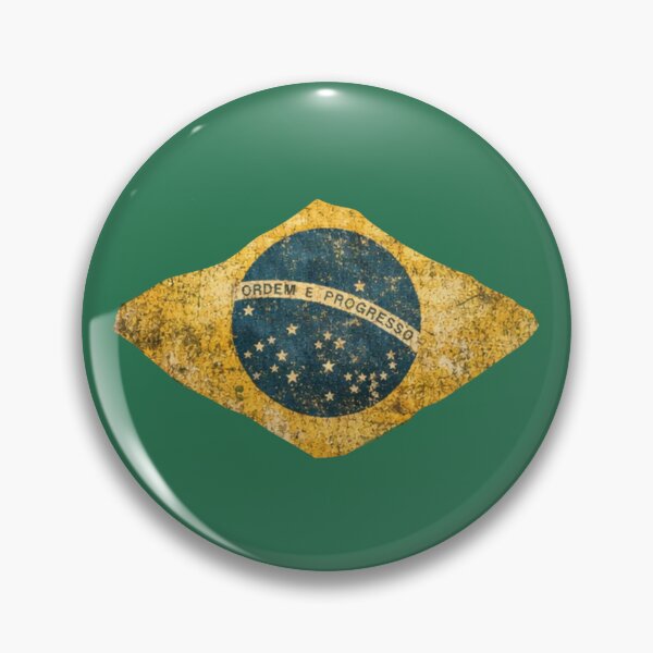 Item preview, Vintage Brazil Flag Soccer Fan Design designed and sold by Junior-Design.