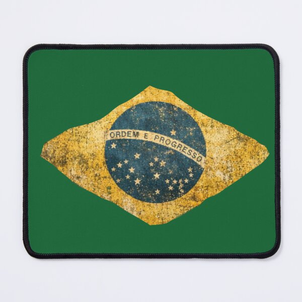 Item preview, Vintage Brazil Flag Soccer Fan Design designed and sold by Junior-Design.