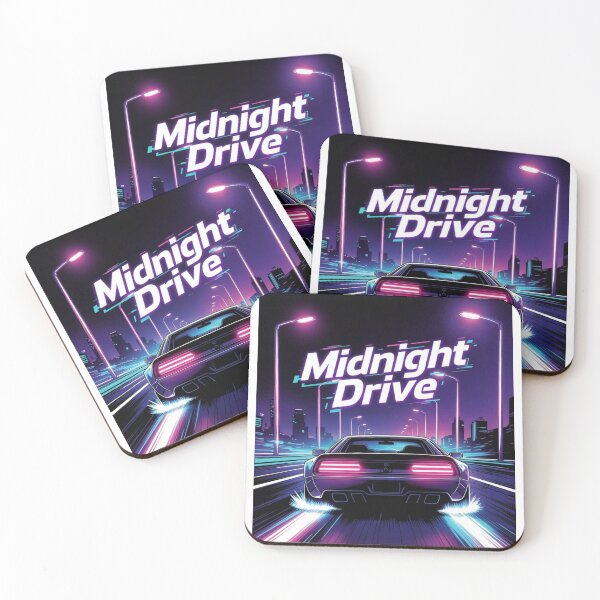Item preview, Midnight Drive Neon Streetwear – Cyberpunk Car Night Aesthetic designed and sold by Epic.