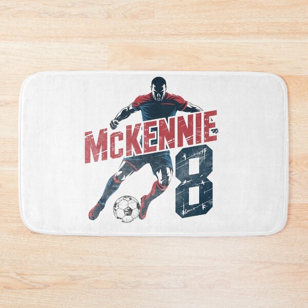 Item preview, McKennie 8 USA Soccer Midfielder  Strong Football Design designed and sold by OliviaHayesArt.