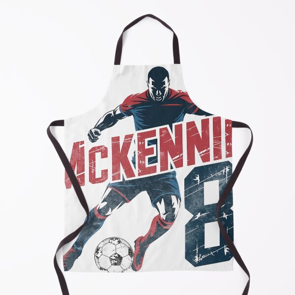 Item preview, McKennie 8 USA Soccer Midfielder Strong Football Design designed and sold by OliviaHayesArt.