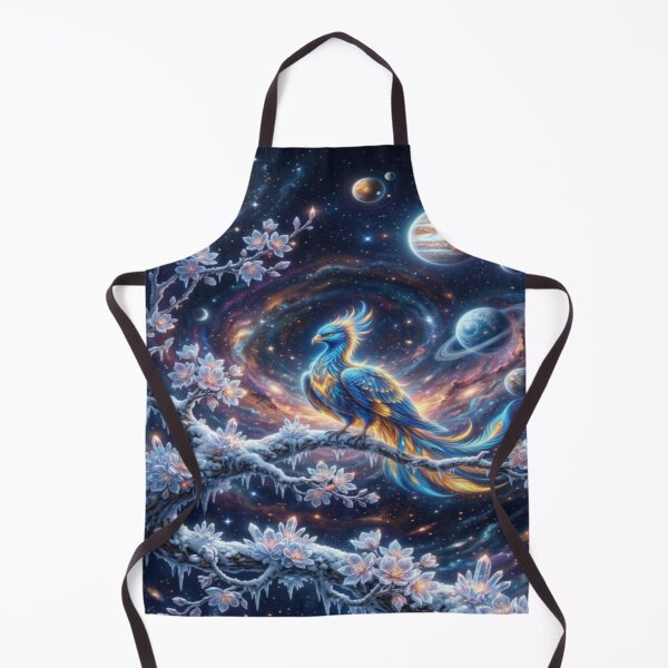 Item preview, Majestic Cosmic Phoenix Rising in Galaxy Nebula designed and sold by Super beautiful art.