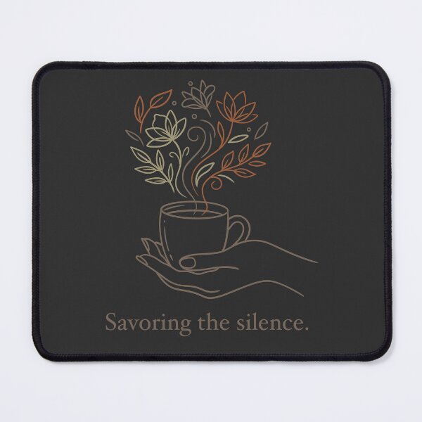 Item preview, Savoring the Silence Minimalist Tea Art designed and sold by Turiva.