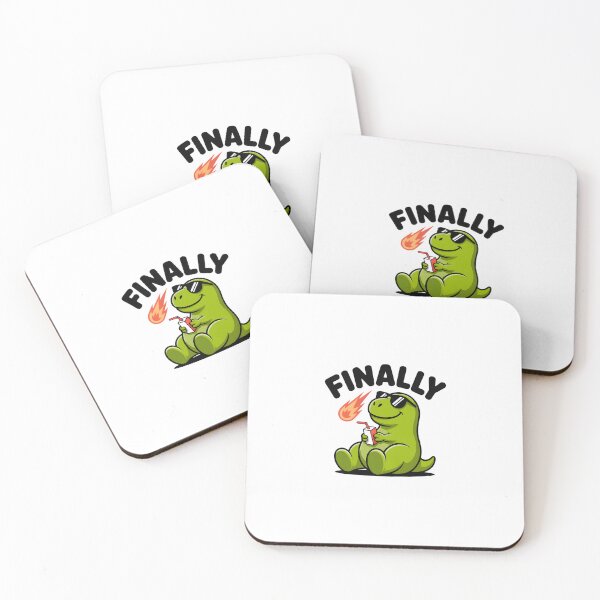 Item preview, Funny Dinosaur Sunglasses This is Fine Aesthetic Gift designed and sold by Mr-wow.