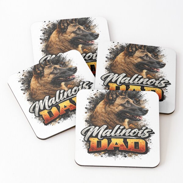 Item preview, Malinois Dad – Belgian Malinois Dog Lover T-Shirt designed and sold by Beats & Barks.