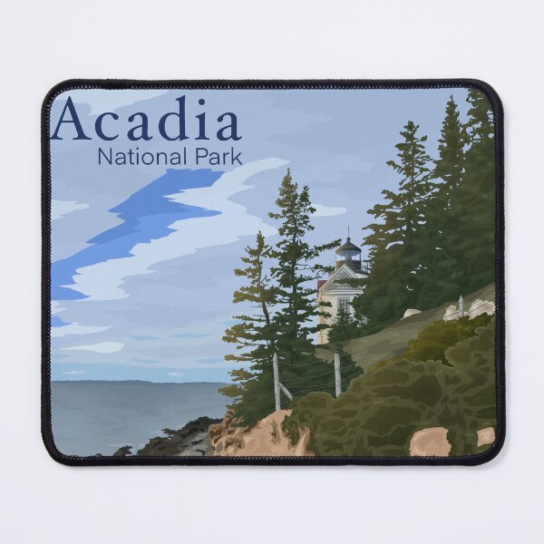 Item preview, Acadia National Park Travel Poster designed and sold by delaneyjz.