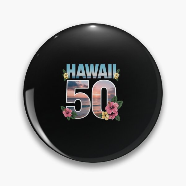 Item preview, Hawaii 50th Birthday Hawaiian Aloha Beach Hibiscus designed and sold by RonnasJackson.