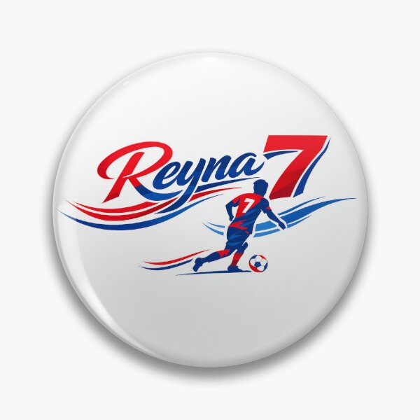 Item preview, Reyna 7 USA Soccer Creative Player  Stylish Football Art designed and sold by OliviaHayesArt.