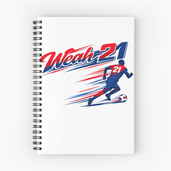 Item preview, Weah 21 USA Soccer Speed Winger  Fast Football Design designed and sold by OliviaHayesArt.
