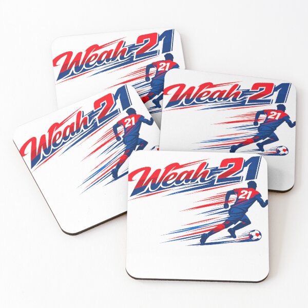 Item preview, Weah 21 USA Soccer Speed Winger  Fast Football Design designed and sold by OliviaHayesArt.
