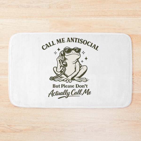 Item preview, Call Me Antisocial Funny Frog Introvert Humor Shirt | I hate phone calls | Frog Lover Gift | Introvert Life   designed and sold by PRINYOS.