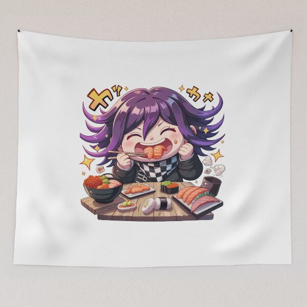 Item preview, Kokichi Ouma Danganronpa Chibi Sushi Mischief Mode designed and sold by Spraykart.