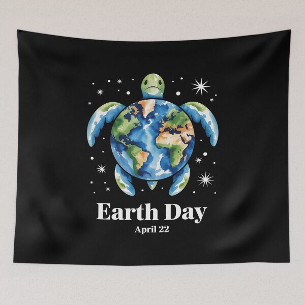 Item preview, Earth Day 2026 Restore Earth Sea Turtle Art Save The Planet designed and sold by RonnasJackson.