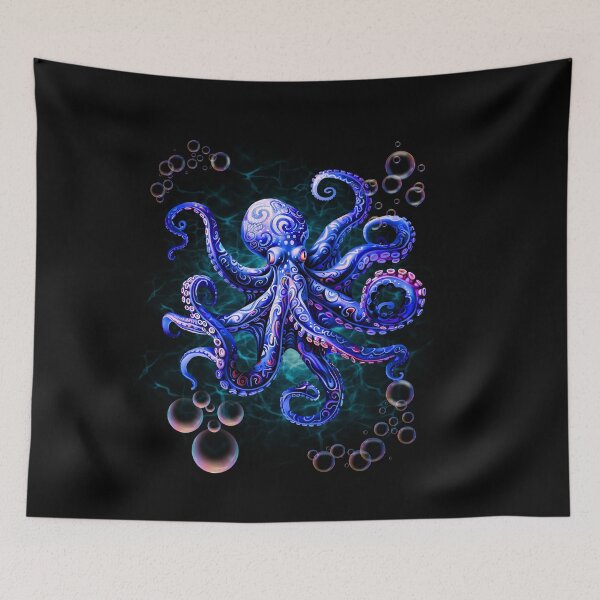 Item preview, Kraken in the Abyss designed and sold by Tripp Art Studio.