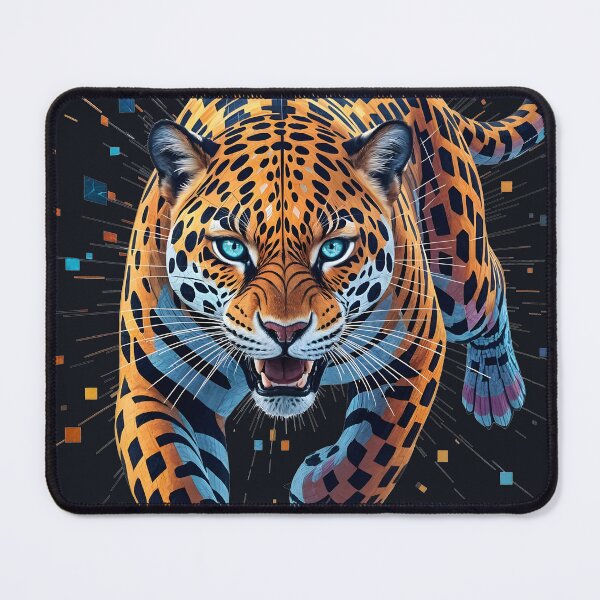 Item preview, Data Jaguar: Glitch Fauna (System Error) designed and sold by BGM by AI.