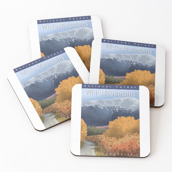 Item preview, White Mountains, New Hampshire Travel Poster designed and sold by delaneyjz.