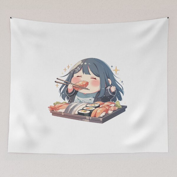 Item preview, Sayaka Maizono Danganronpa Chibi Sushi Spotlight designed and sold by Spraykart.