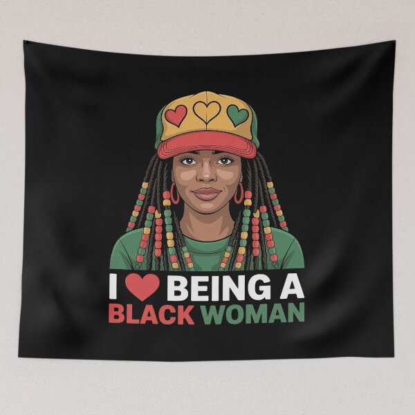 Item preview, I Love Being A Black Woman Black History Month designed and sold by RonnasJackson.