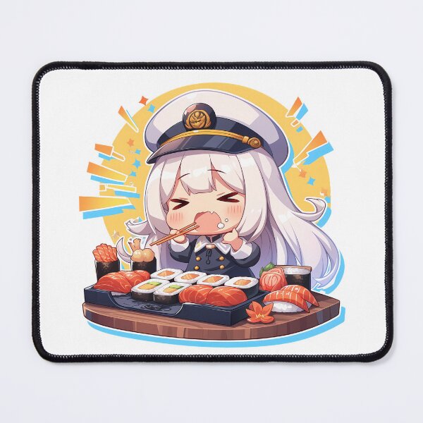 Item preview, Enterprise Azur Lane Captain Chibi Sushi Party designed and sold by Spraykart.